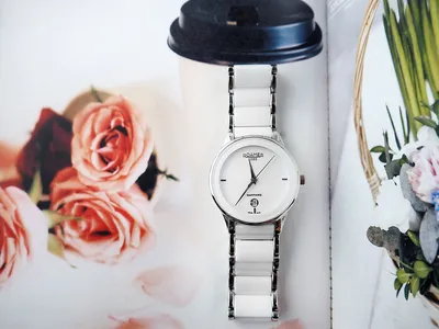 Часы наручные женские керамические Радо - купить с доставкой по выгодным  ценам в интернет-магазине OZON (1026528670)