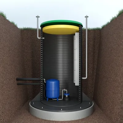 Кессон для скважины, купить - низкая цена, монтаж под ключ.