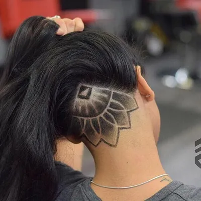 Hair tattoo на волосах: 19 фото с вариантами стрижки