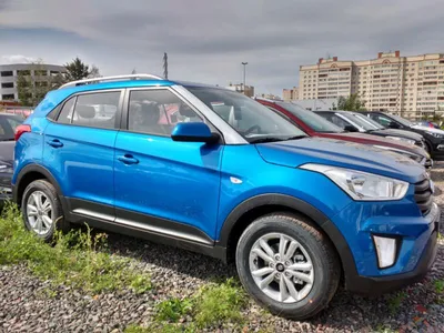 Hyundai creta 2019 года синего цвета…» — создано в Шедевруме