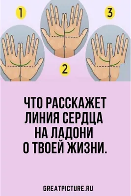 Что расскажет линия сердца на ладони о твоей жизни. | Хиромантия, Горячая  йога, Чтение психики