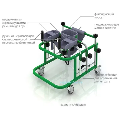 Ходунки Айболит для детей с ДЦП и детей инвалидов CH-36.12.03 купить в  Москве по цене 31350 руб.