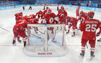 Сборная России по хоккею вышла в полуфинал Олимпиады :: Олимпиада 2022 ::  РБК Спорт