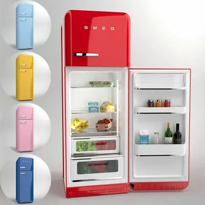 Ретро холодильник Смег Smeg FAB32LVN1 зеленый бирюзовый No Frost A++: 17  900 грн. - Холодильники Нововолынск на BON.ua 82284566