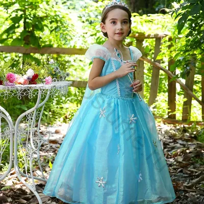 Платье Эльзы: купить платья для девочки из мультфильма Холодное сердце 2 в  интернет магазине Toyszone.ru