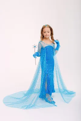 Купить карнавальные детские платья и костюмы Принцессы Эльзы Холодное Сердце  для девочек