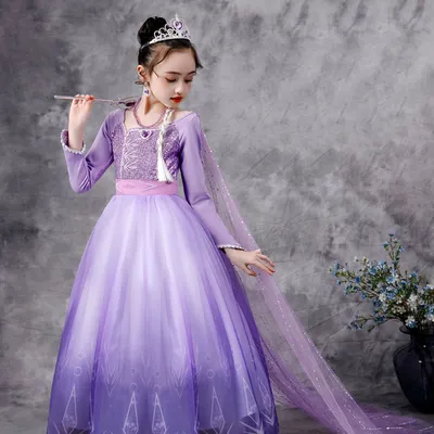 Купить Платье Эльзы из «Холодного Сердца» без шлейфа № 8 - Карнавальные  костюмы