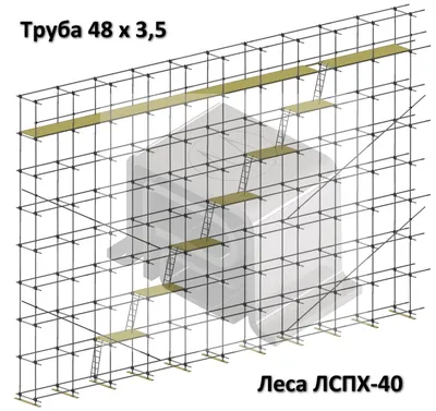 Хомутовые леса (Высота 4м, Длина 5м) — купить в Новосибирске по цене 20129  руб за шт на СтройПортал