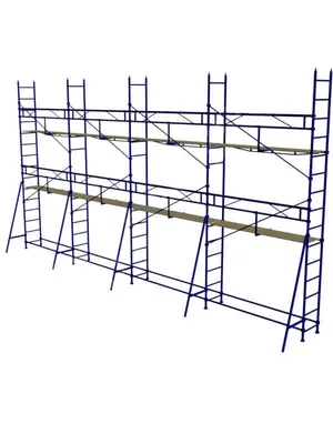 Строительные клино-хомутовые леса комплектация 12.5 х 17.5 (м) | ТЕХПРОМ