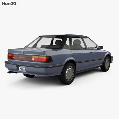 Honda Concerto (MA) sedan 1992 3D model - Download Vehicles on 3DModels.org