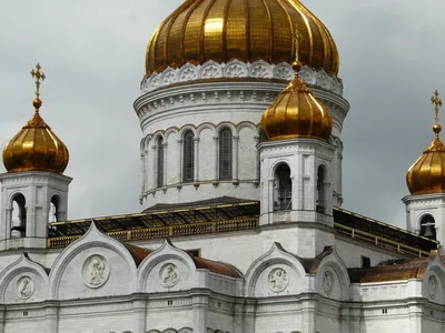 Старые фотографии Старинная фототипия: Храм Христа Спасителя