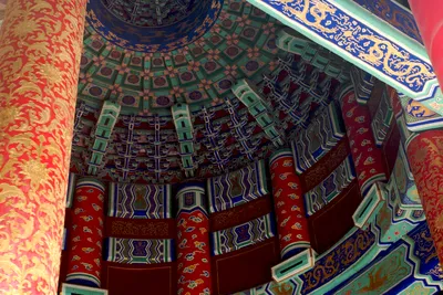 Храм неба в пекине китай | Премиум Фото