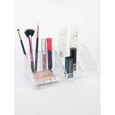 Органайзер для хранения косметики с зеркалом Cosmetic Organizer, купить по  низкой цене