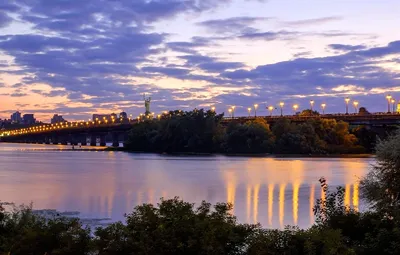 Река Днепр в Киеве - YouTube