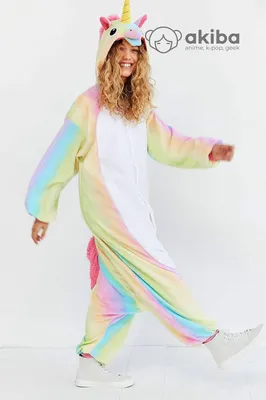 Rainbow Unicorn Kigurumi Радужный Единорог Кигуруми