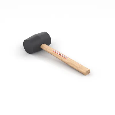 Киянка СТАЙЕР резиновая с деревянной ручкой (черный), 0.9 кг (артикул -  20505-90) купить оптом в SNABLINE.COM