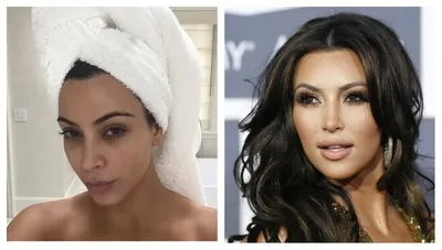 Шок-контент: Ким Кардашьян без макияжа. Она скрывала это от фанатов.. | The  Women | Дзен