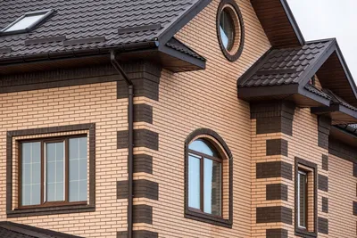 Фасад дома в баварском стиле из силикатного кирпича | Кирпич СИЛИТ | Дзен