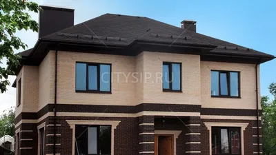 Фасад из серого кирпича – его преимущества, недостатки и особенности  облицовочного материала