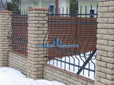 Кирпичные столбы для забора с фундаментом под ключ — Москва, Московская  область