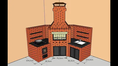 Кирпичный мангал своими руками: как построить барбекю из кирпича -  подробная инструкция с фото и видео от GrillAndJoy