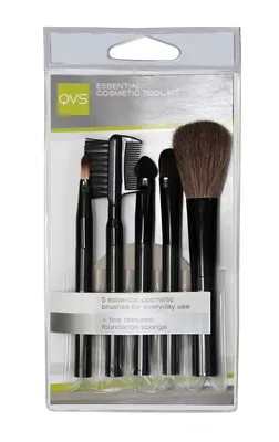 Набор кистей для макияжа в футляре с встроенным зеркалом - купить с  доставкой по выгодным ценам в интернет-магазине OZON (1209505486)