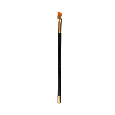 Кисть для бровей скошенная для теней и стрелок универсальная - купить с  доставкой по выгодным ценам в интернет-магазине OZON (845020936)