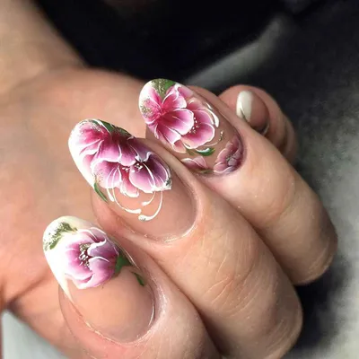 Китайская роспись на ногтях. Маки - YouTube