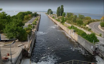 На парусном катамаране по Киевскому морю-Киевское водохранилище-парусный  катамаранн