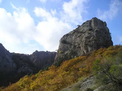 Крым, Судак, Кизилташский монастырь - горы, обитель, пещеры