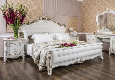 Спальная мебель в неоклассическом стиле: Мария - Мебельная фабрика в Москве  - СКФМ