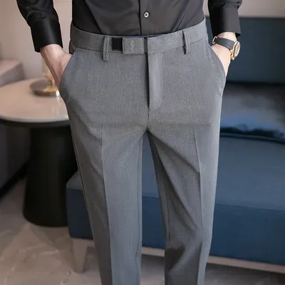 Купить брюки мужские черные 5870 по цене 2 900 руб. в Москве -  интернет-магазин «Мир брюк»