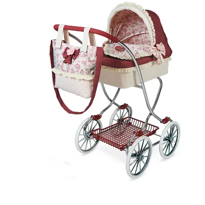 Классическая коляска для куклы \"Мартина\" с сумкой, 90 см купить в  интернет-магазине MegaToys24.ru недорого.