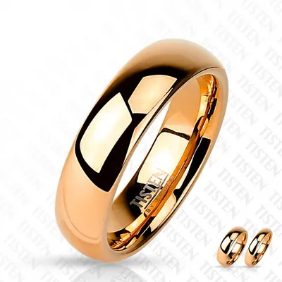 Классическое обручальное кольцо с бриллиантом Единение -