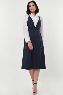 Классическое платье-сарафан для офиса или банковского сотрудника  (ID#1388951670), цена: 680 ₴, купить на Prom.ua