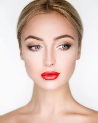 Classic Makeup Look on Beautiful Model