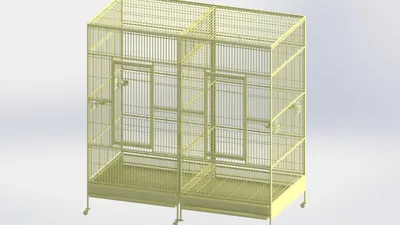 Клетка для попугая Ара. Размер 2 х 1 х 2 м.