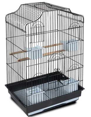 Клетка для птиц укомплектованная, 30 х 23 х 39 см, зеленая Пижон 01608487:  купить за 1340 руб в интернет магазине с бесплатной доставкой