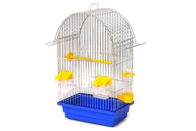 Клетка для птиц прямоугольная №1 - купить с доставкой по выгодным ценам в  интернет-магазине OZON (843641272)