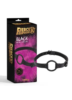 Кляп кольцо Black Metal O-Ring Gag Fierce Euphoria Chisa чёрный металл ‣  Цена 650 грн ‣ Купить в интернет-магазине Каста ‣ Киев, Одесса, Харьков ‣  Доставка по всей Украине!(#258302900)