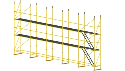 Как изготовить строительные леса, материалы для изготовления строительных  лесов