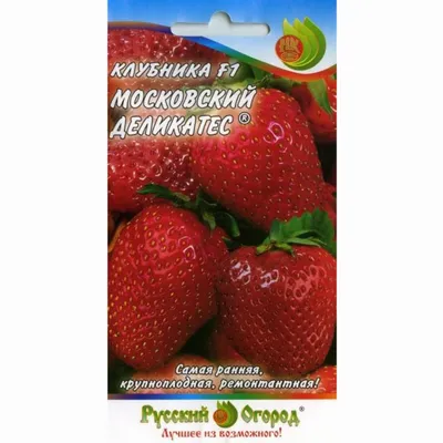 Купить саженцы Клубника Московский деликатес в Москве по цене от 100 рублей  - питомник Сад Ем