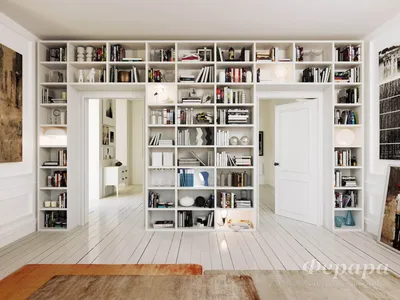 Книжные шкафы для домашней библиотеки: как гармонично вписать их в  современный интерьер