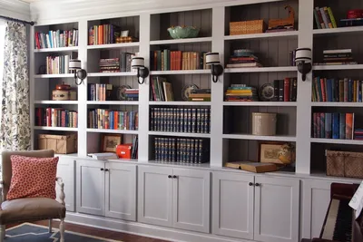 Современный книжный шкаф – купить на заказ по индивидуальным размерам от  производителя Mr Doors