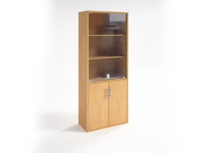 Книжный шкаф со стеклянными дверцами | Мебеля интернет-магазин | Дзен