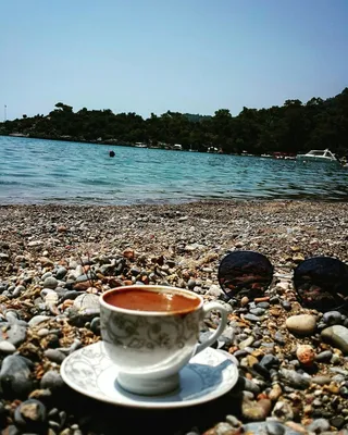 Я на море - Как же здорово взять утром чашечку кофе, выйти на берег и  смотреть на море... 🌴☕ | Facebook