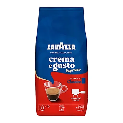 Купить оригинальный кофе в зернах Lavazza Caffe Crema Classico 1кг -  coffeeynya.ua