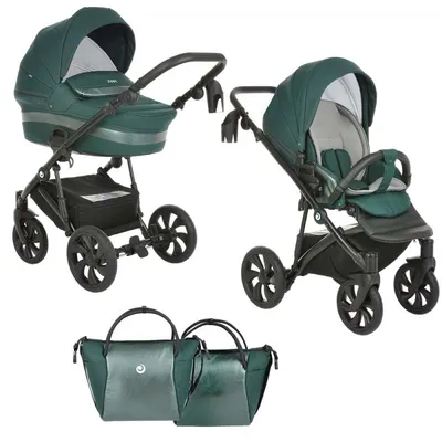 Коляска Tutis Zippy 2 в 1 с ванной и креслом в ванну Tega Baby Лесная  Сказка купить в Москве, СПб, Новосибирске по низкой цене