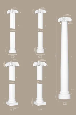 Лепнина. Колонна из гипса в интернет-магазине на Ярмарке Мастеров |  Элементы интерьера, Белгород - доставка по России. Товар продан.