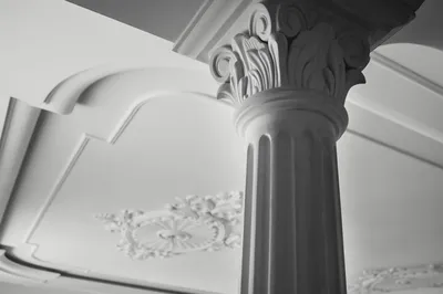 ⌕ Колонны из гипса в интерьере | гипсовая колонна на фасад - Экобуд - Львов